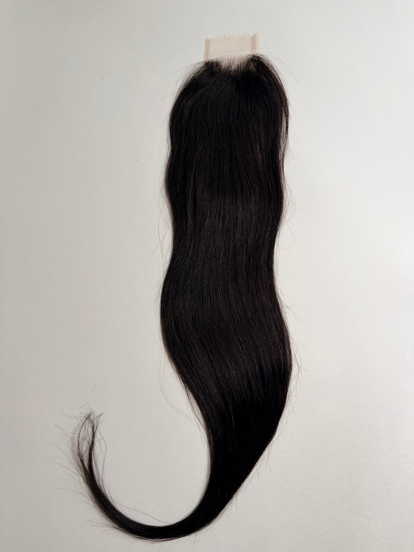 2x6" Raw Vietnamese SD Bone Straight Closure