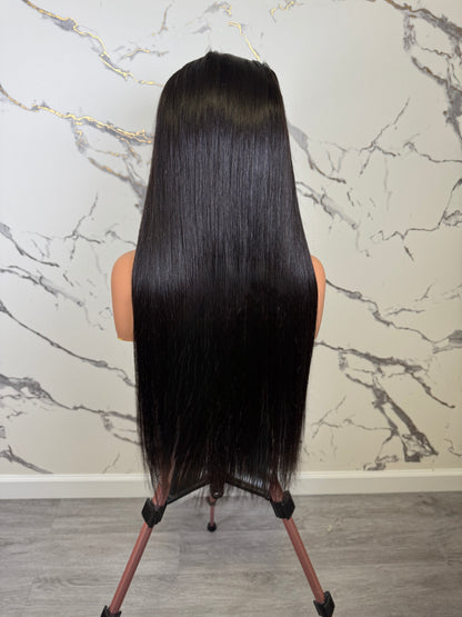 Raw Vietnamese SD Straight HD CLOSURE  WIG