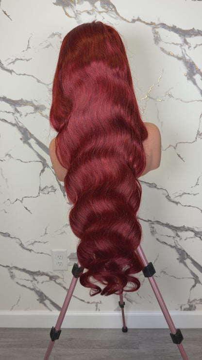 Raw Vietnamese SD Body Wave Fall Ginger Luxury HD Frontal WIG