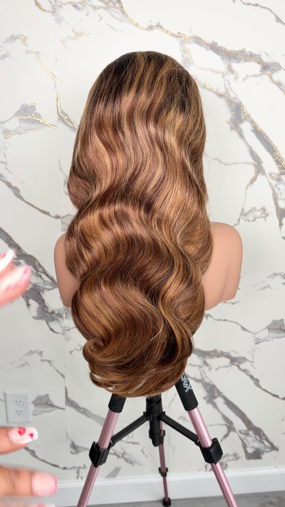 Raw Vietnamese SDD Honey blonde Luxury WIG